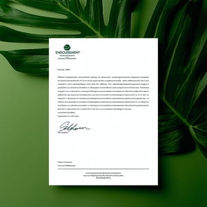 official endorsement letter