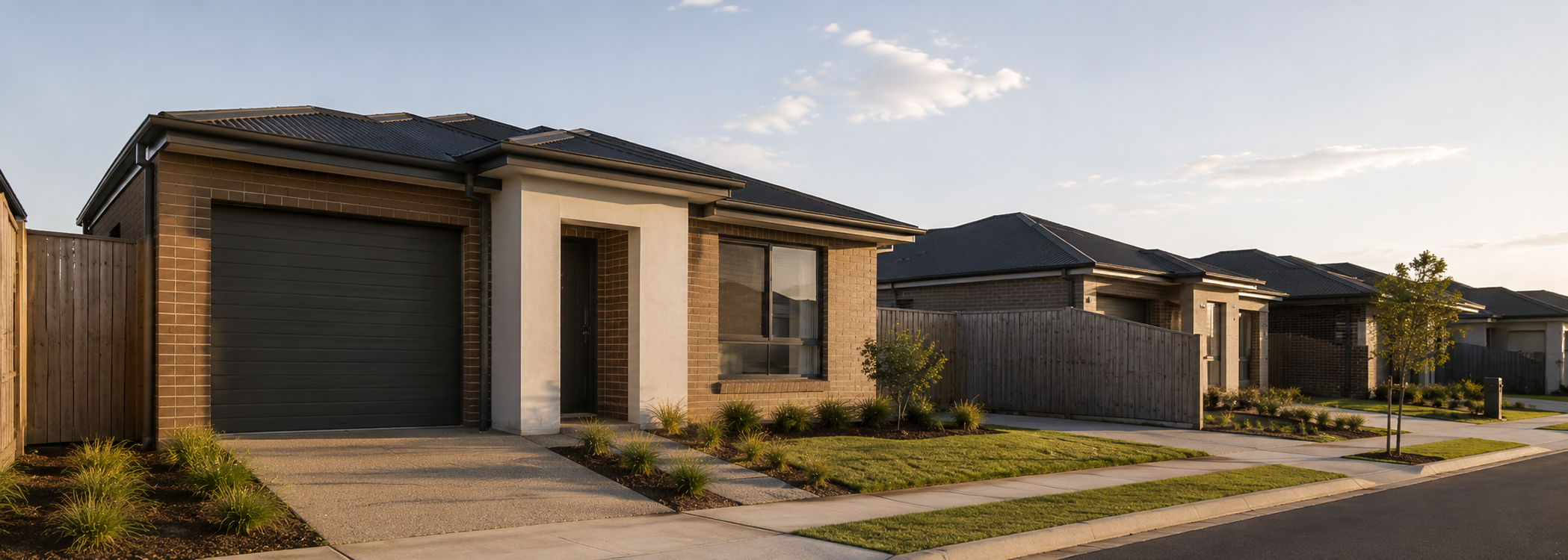 Contemporary Australian residential construction designed with high-performance insulation under NCC DTS requirements