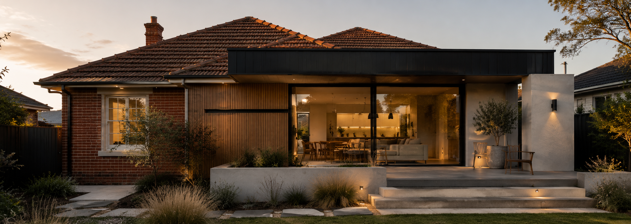 Calm residential neighbourhood showing modern Australian housing shaped by comfort and environmental performance.