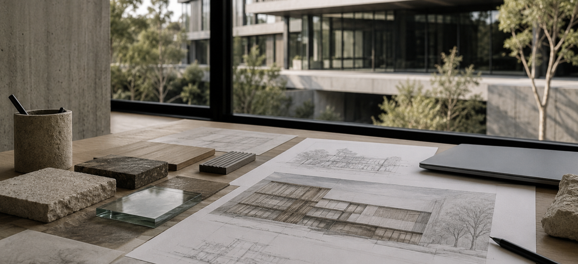 Refined Australian commercial architecture designed for thermal performance